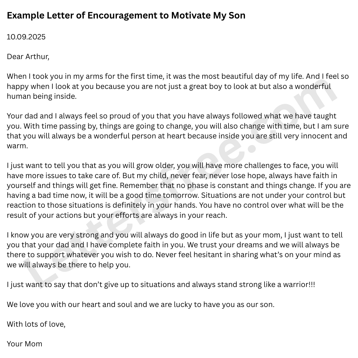 sample-letter-encouragement-my-son