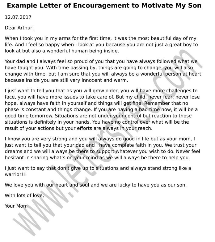 Inspirational letter to my son Inspirational letter to my son