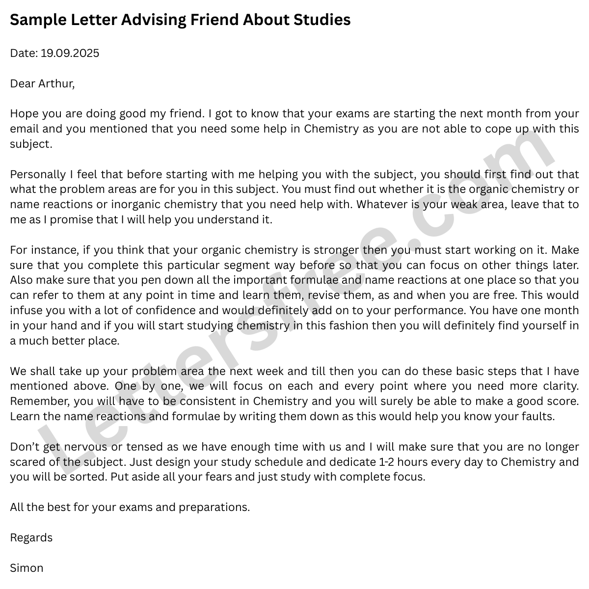 letter-giving-advice-friend-about-study