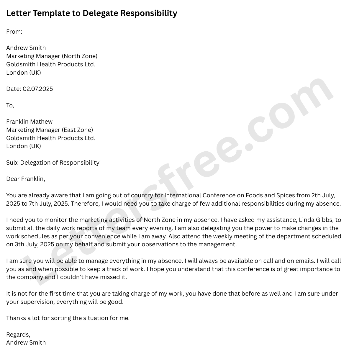 sample-letter-to-delegate-responsibility