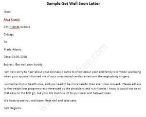 Sample Get Well Soon Letter, How to Write a Get Soon Well Letter