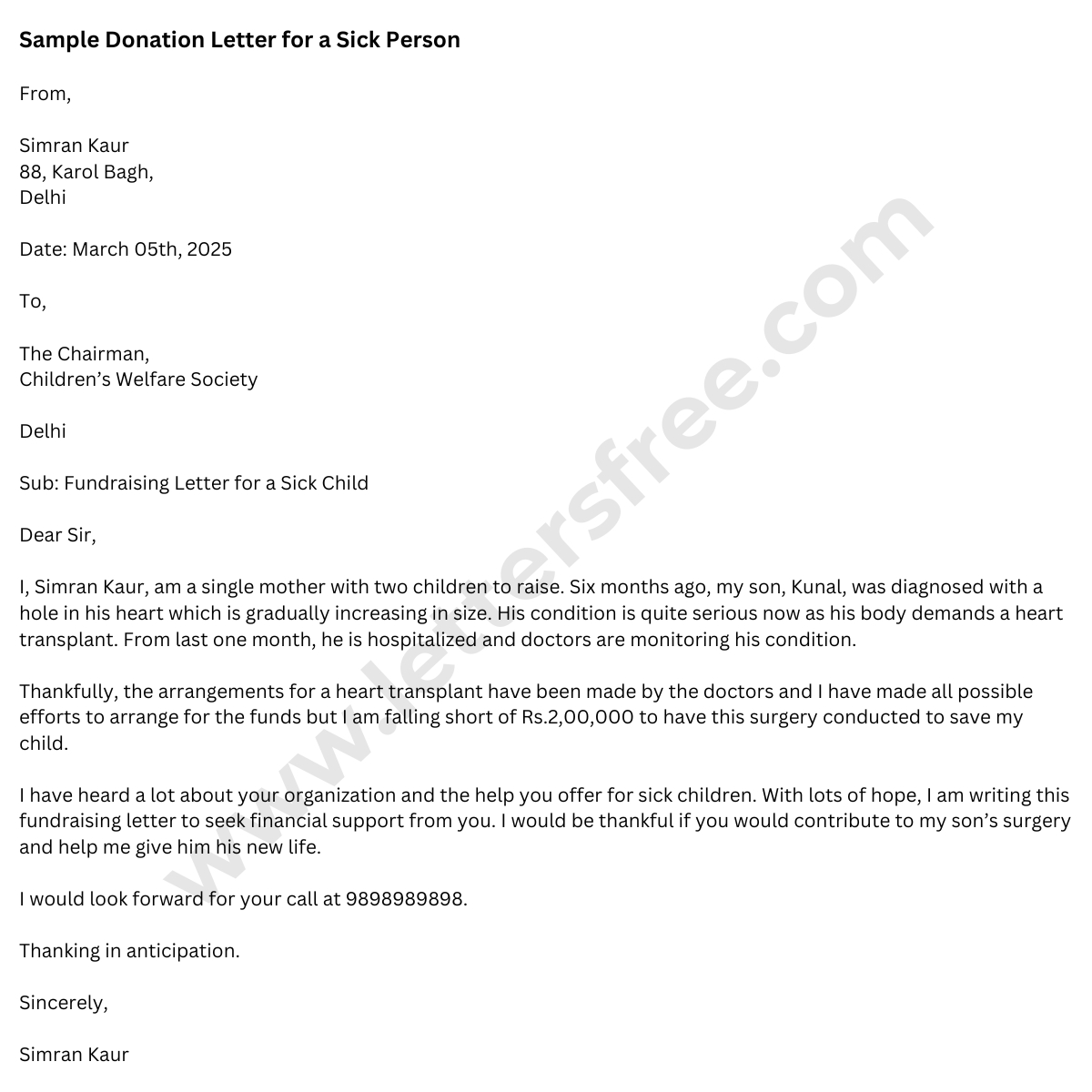 donation-letter-for-a-sick-person