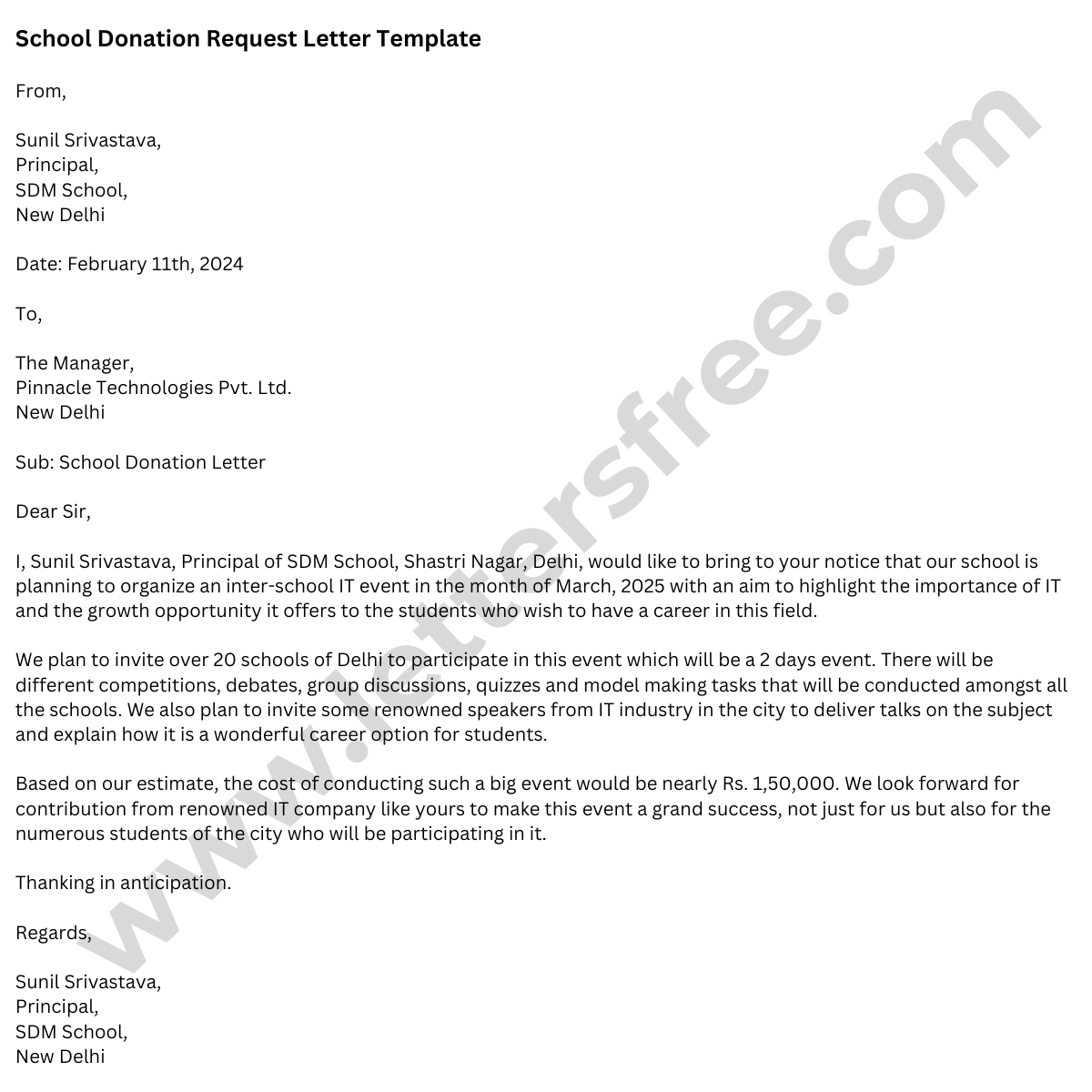 school-donation-letter-sample