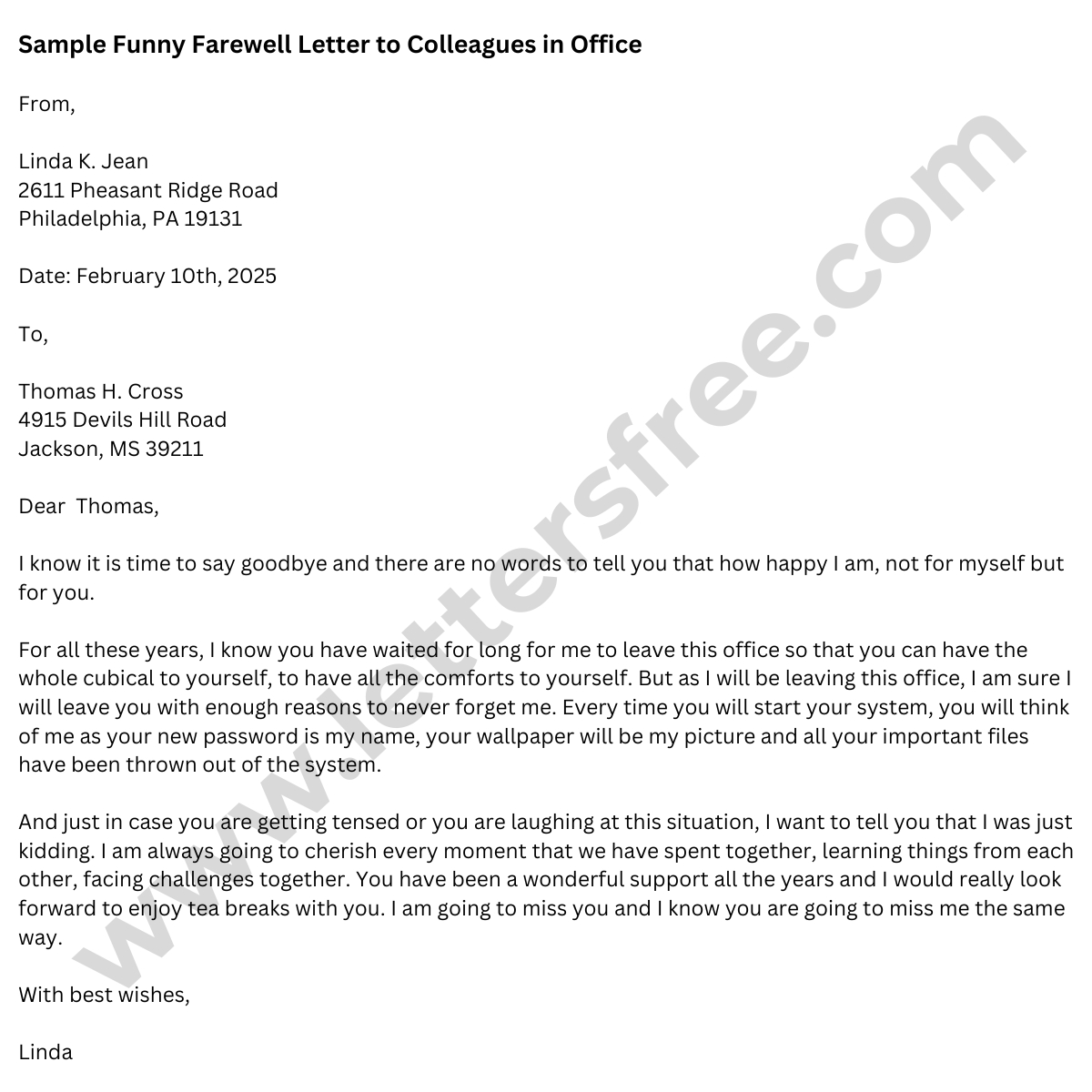 funny-farewell- letter-to-colleagues-in-office