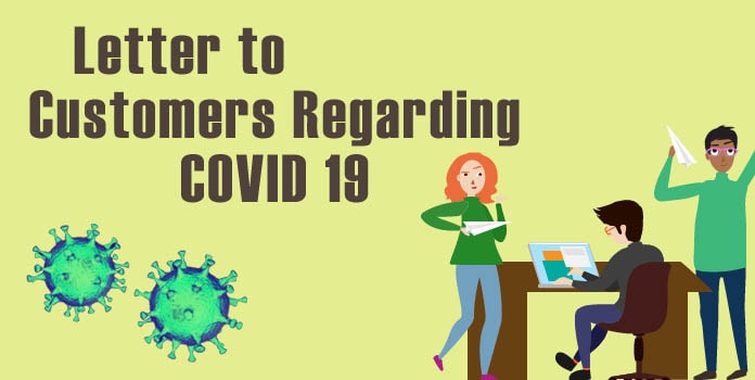 COVID-19 Letter to Customers, Coronavirus Letter Format