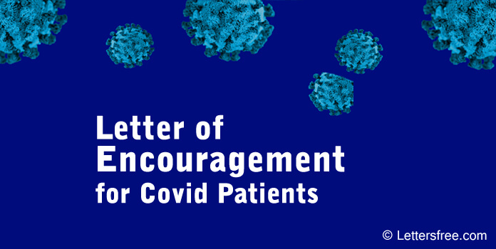 Letter of Encouragement for COVID-19 Pandemic