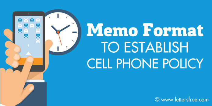 Memo to Establish Cell Phone Policy Format