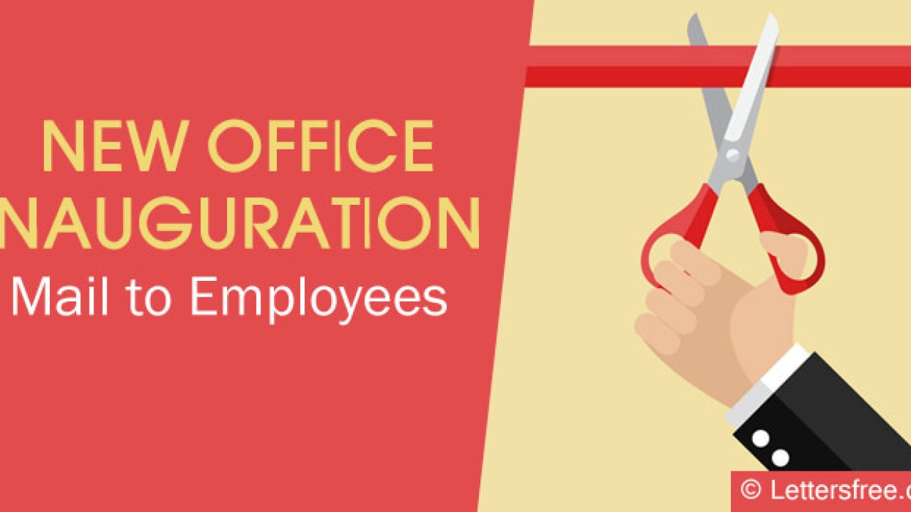 Invitation Letter To New Office Opening Ceremony