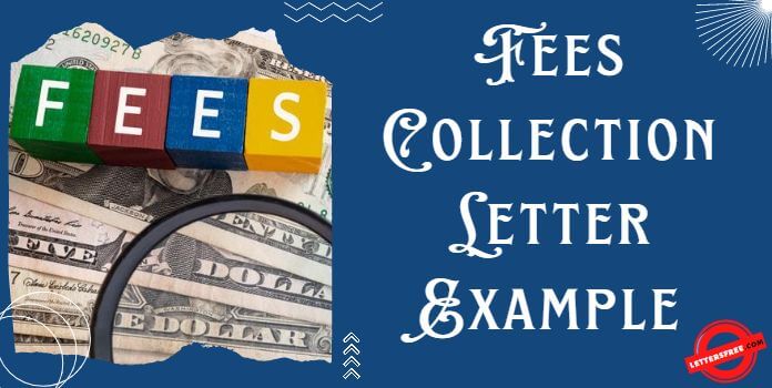 School Fees Collection Letter Sample