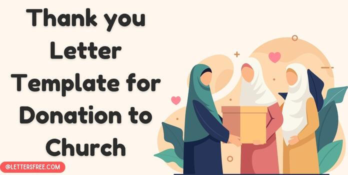 Thank you Letter Template for Donation to Church